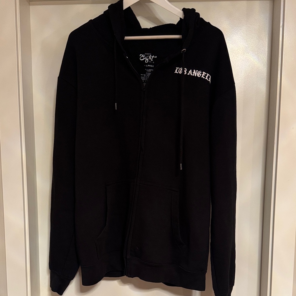 Black Los Angeles Hoodie California XL